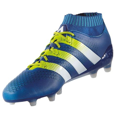 adidas fußballschuhe ace blau|adidas Ace 16.1 PrimeKnit FG/AG Blu – Best Buy Soccer.